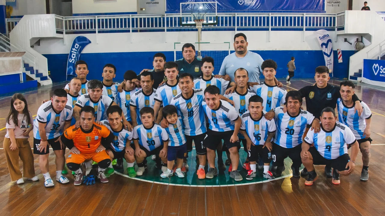 SELECCION ARGENTINA TALLA BAJA EN SALTA